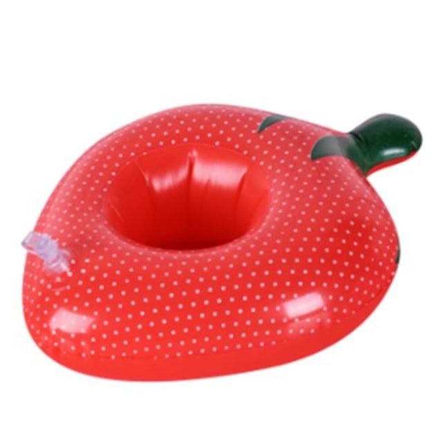 Inflatable Swim Cup Holderstrawberry