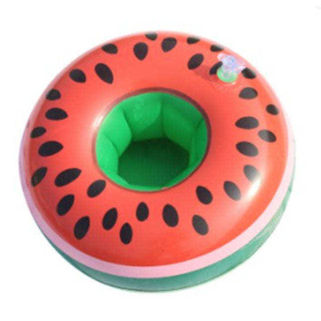 Inflatable Swim Cup Holderwatermelon Round