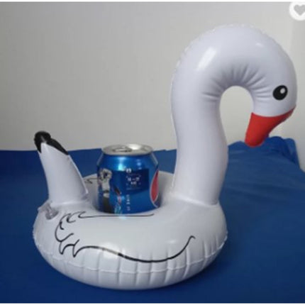 Inflatable Swim Cup Holderswan White Color