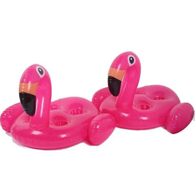 Inflatable Swim Cup Holder4 Holder Flamingo