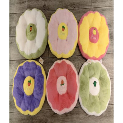 Water Wave Fruit Four-Hole Cushion