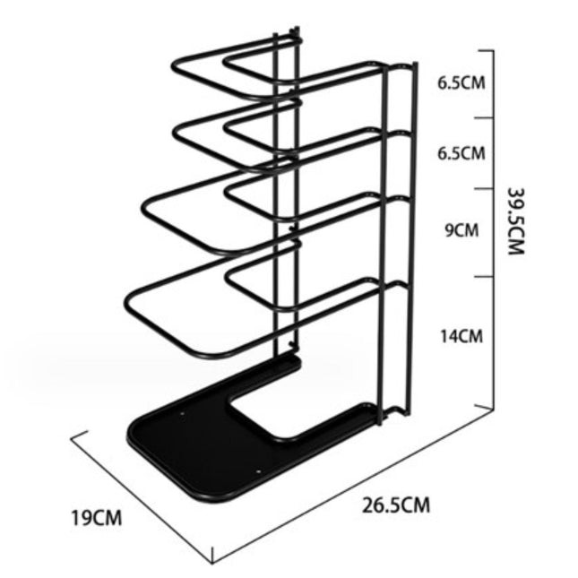 Lid Storage Rack