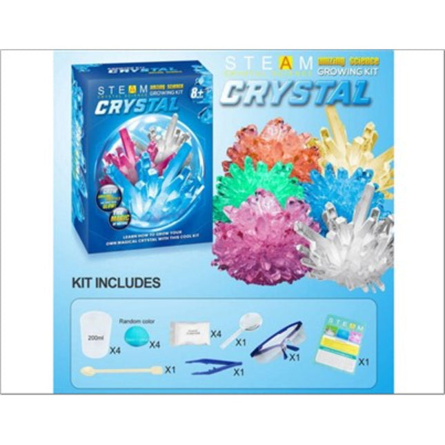 Crystal Planting And Growth Science Experiment Set (4 Crystals)