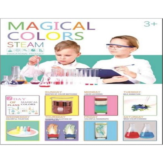 Children'S Science Experiment Set Steam Magical Color Diy Chemical Physics Experiment Materials