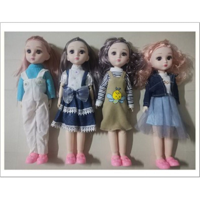 12 "30 Cm 13 Joint 3D Eye Solid Body Fashion Girl Doll