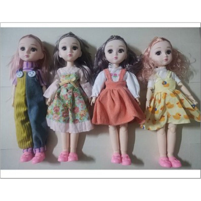 12 "30 Cm 13 Joint 3D Eye Solid Body Fashion Girl Doll