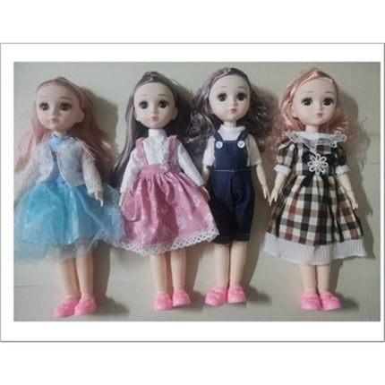 12 "30 Cm 13 Joint 3D Eye Solid Body Fashion Girl Doll