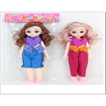 12 "30 Cm 13 Joint Real Body 3D Real Eye Girl Doll Two Mixed