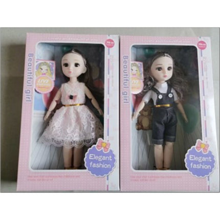 12 "13 Joint Solid Body Fashion Girl Doll Two Mixed