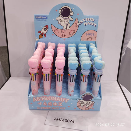 Astronaut Color Ball Point Pen 10Pcs