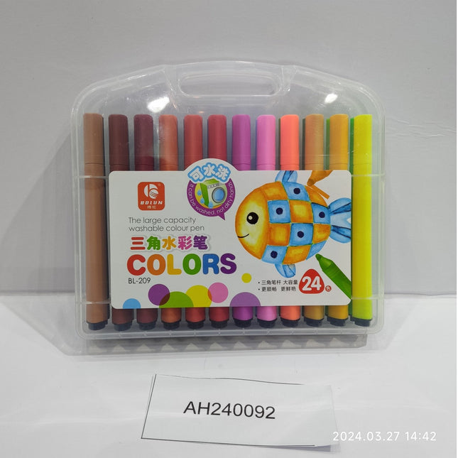 Washable Colour Pen 24 Colors