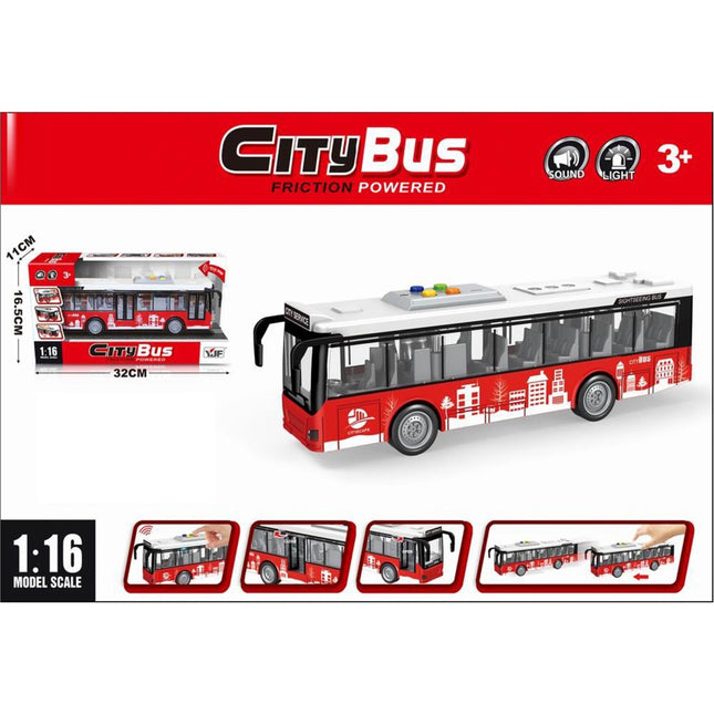 1:16 Friction Bus  3Xag13 Included