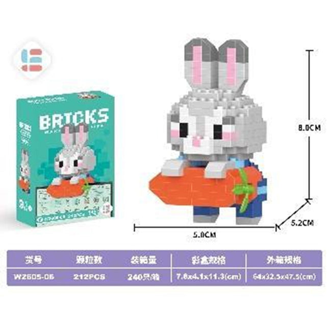 Pendant Zhu Zhu Rabbit 212Pcs (Low Price Impulse)