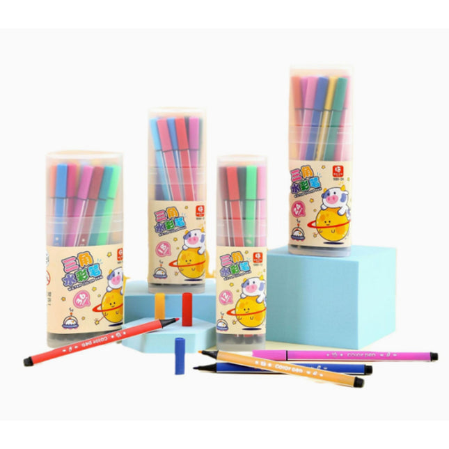 Washable watercolor pens -1998-12 colors