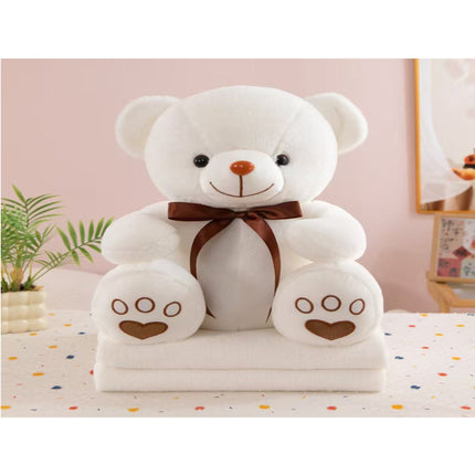 Bow tie bear White