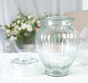 צנצנת אחסון מזכוכית 1/72/1