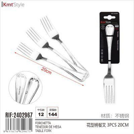 3Pcs Table Fork