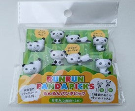 8Pcs Panda Fruit Pick