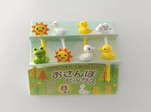 8Pcs Duck Fruit Pick