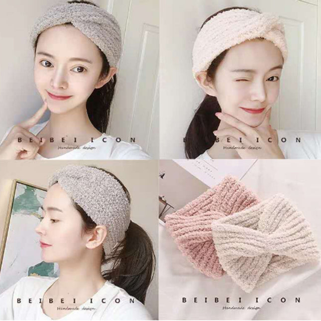 Knitted hair band