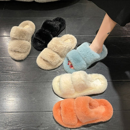 Plush slippers