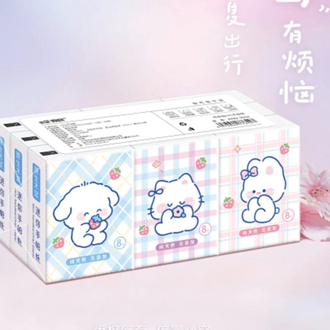 Three-Story 8-Draw 9-Pack Tissue