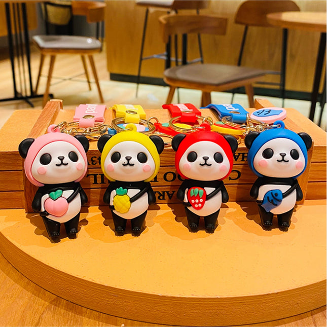 Fruit Panda Keychain