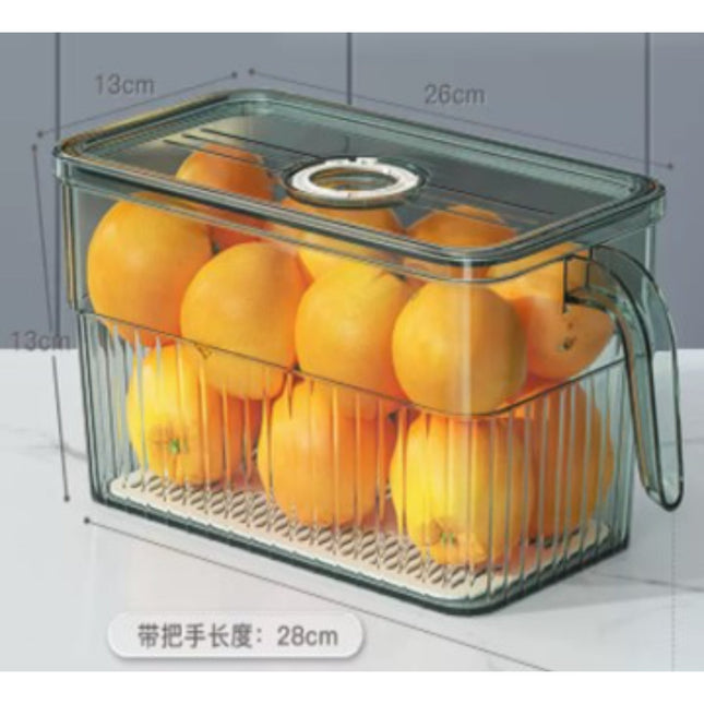 Refrigerator Storage Box With Lip