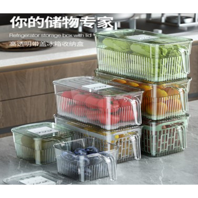 Refrigerator Storage Box With Lip