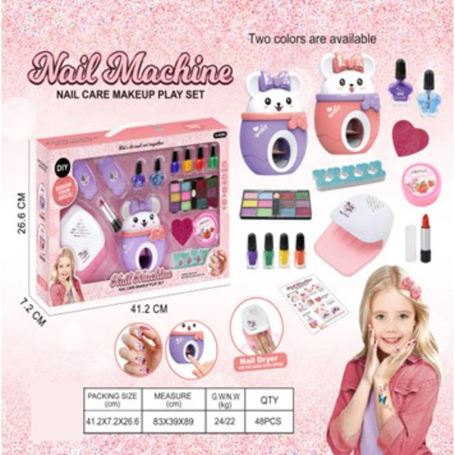 Diy Kids Beauty Nail And Madeup Set