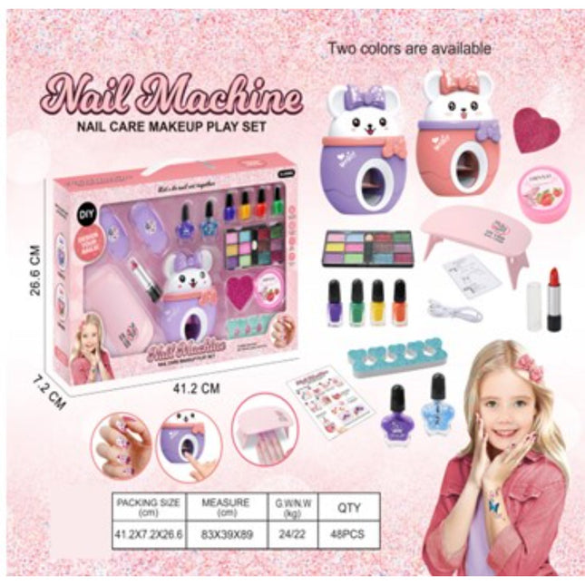 Diy Kids Beauty Nail And Madeup Set