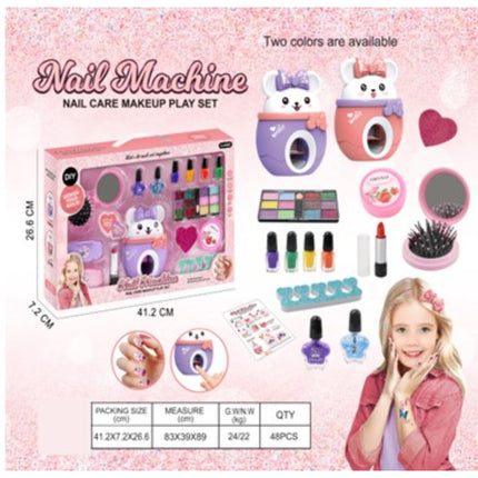 Diy Kids Beauty Nail And Madeup Set