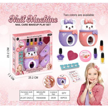 Diy Kids Beauty Nail And Madeup Set