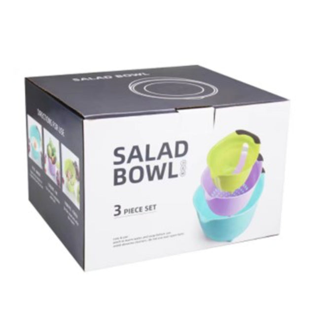 3Pcs Set Salad Bowl