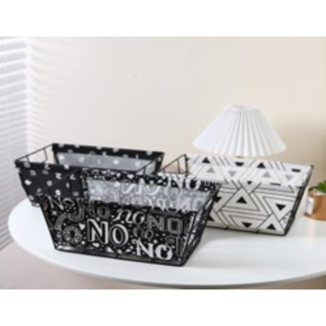 Iron Frame Storage Basket