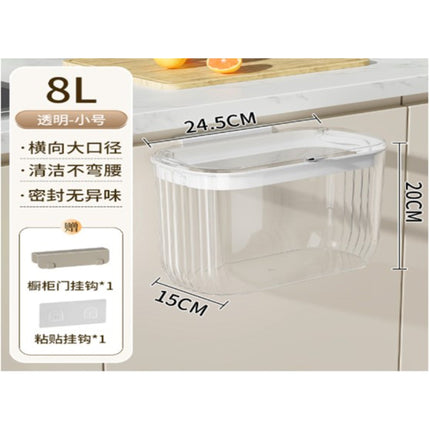 Sliding Lid Trash Can