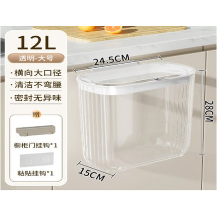 Sliding Lid Trash Can