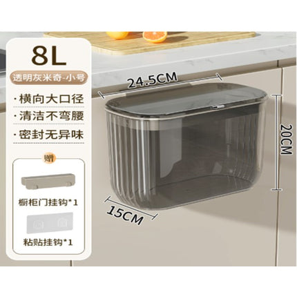 Sliding Lid Trash Can