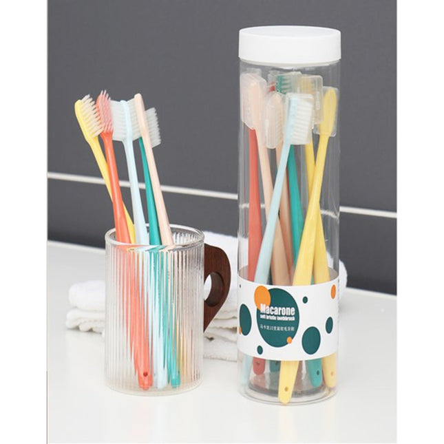 Toothbrush With Storage Bottle (10 Count)