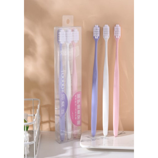 3Pcs Toothbrush Pvc Packing