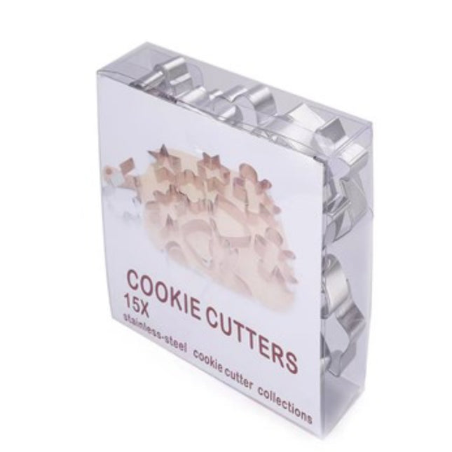 15Pcs Cookie Cutters