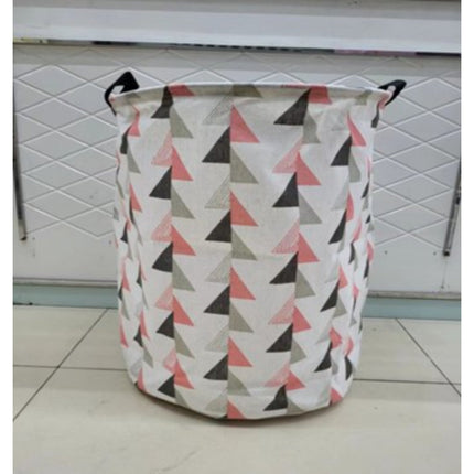 Geometric Figure Laundry Bucket