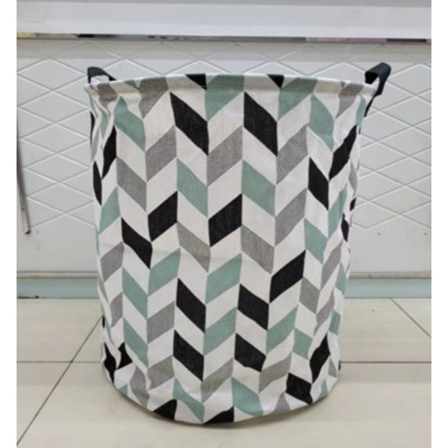 Geometric Figure Laundry Bucket