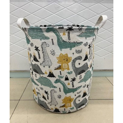 Cartoon Print Laundry Bucket