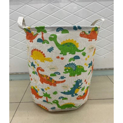 Cartoon Print Laundry Bucket