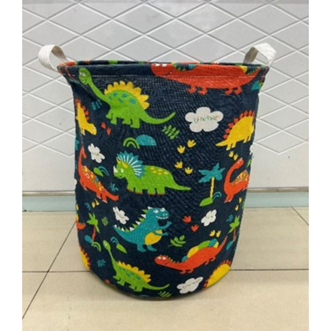 Cartoon Print Laundry Bucket