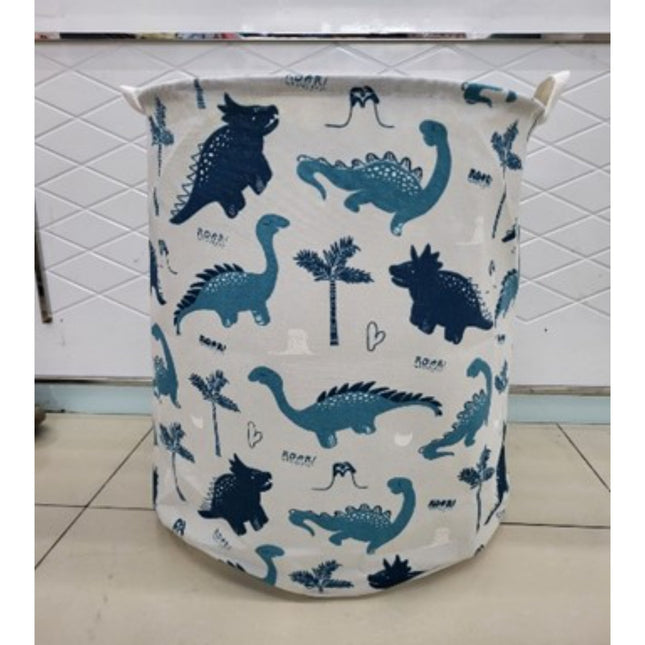 Cartoon Print Laundry Bucket