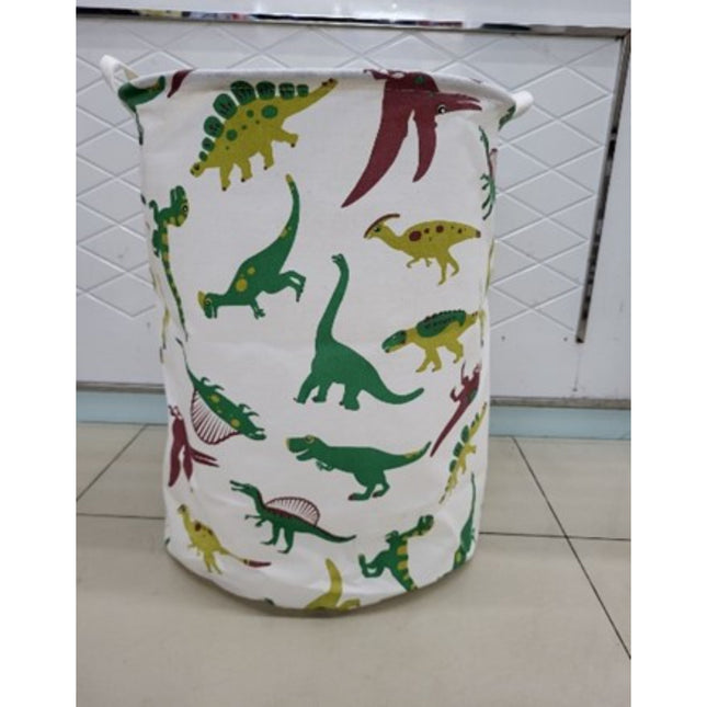 Cartoon Print Laundry Bucket