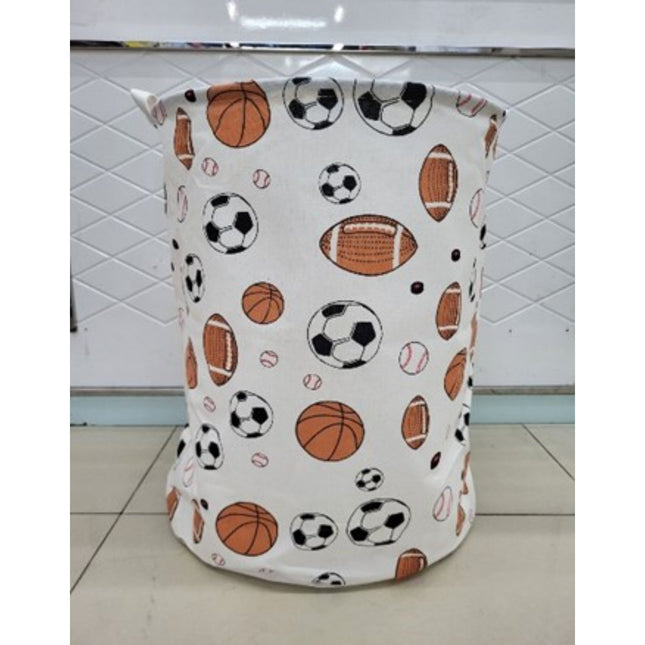 Cartoon Print Laundry Bucket