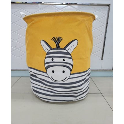 Cartoon Print Laundry Bucket